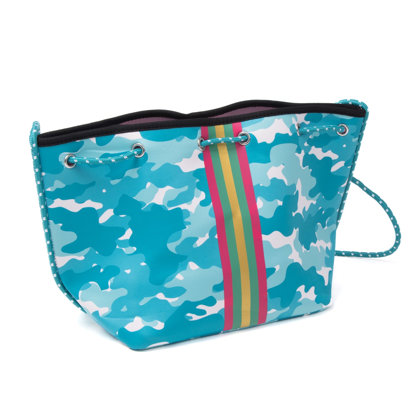 Taschen / Neopren-Umhängetasche Sarah - Camouflage Mint