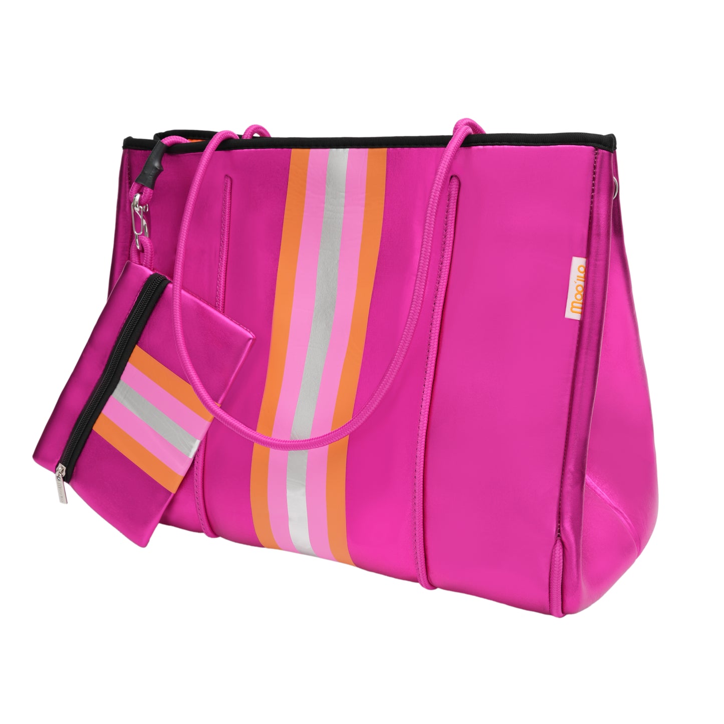 Taschen / Neopren-Shopper Lilly - Metallic Pink