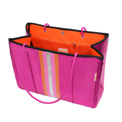 Taschen / Neopren-Shopper Lilly - Metallic Pink