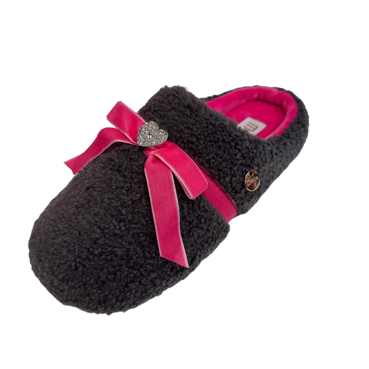 Hausschuhe / Slipper Schleife - Pink 8er Set