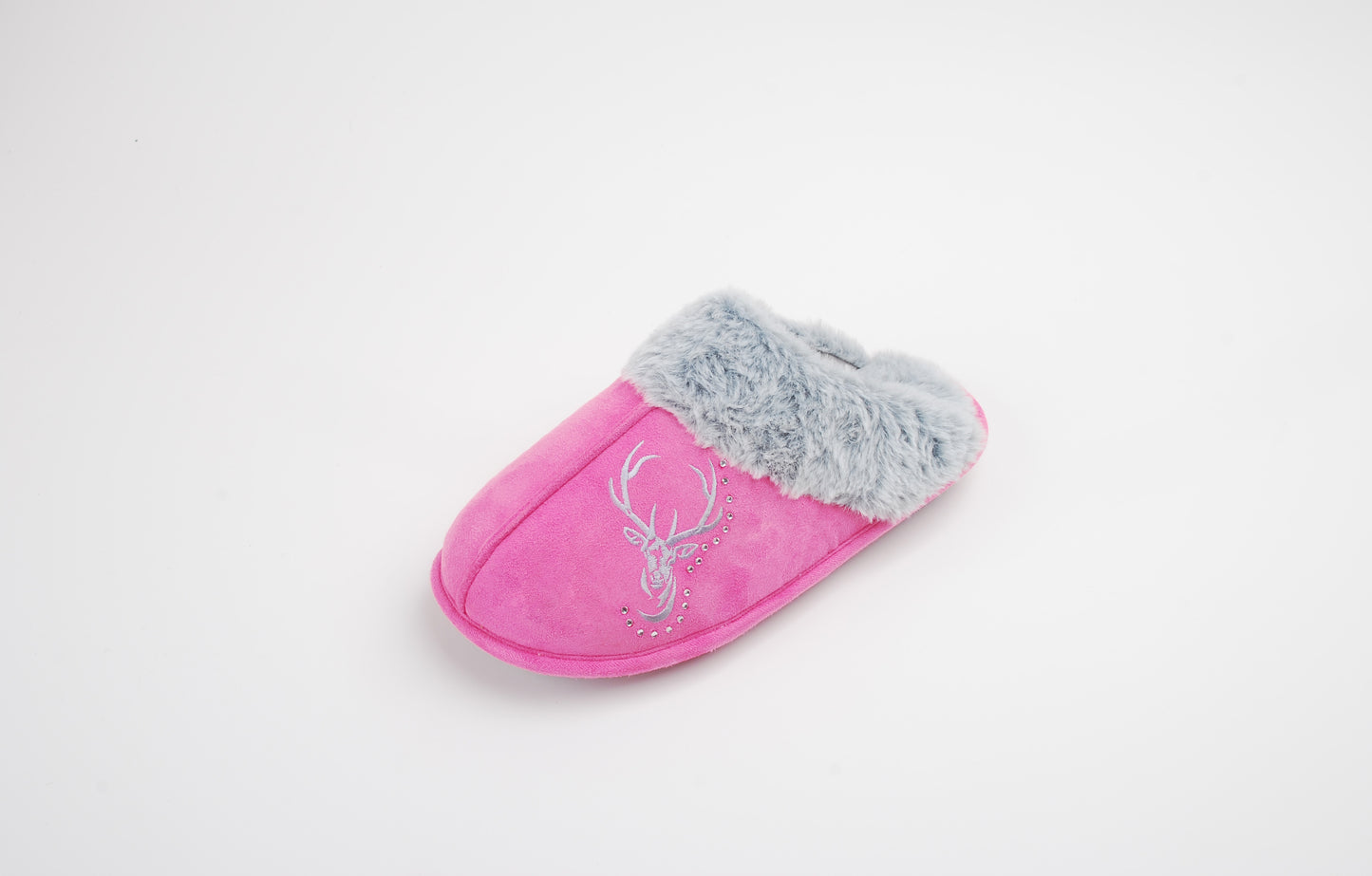 Hausschuhe / Slipper Hirsch - Pink 10er Set