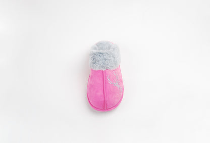 Hausschuhe / Slipper Hirsch - Pink 10er Set