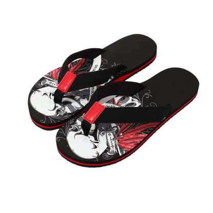 Flip-Fop Herren / Lederdeko Schwarz