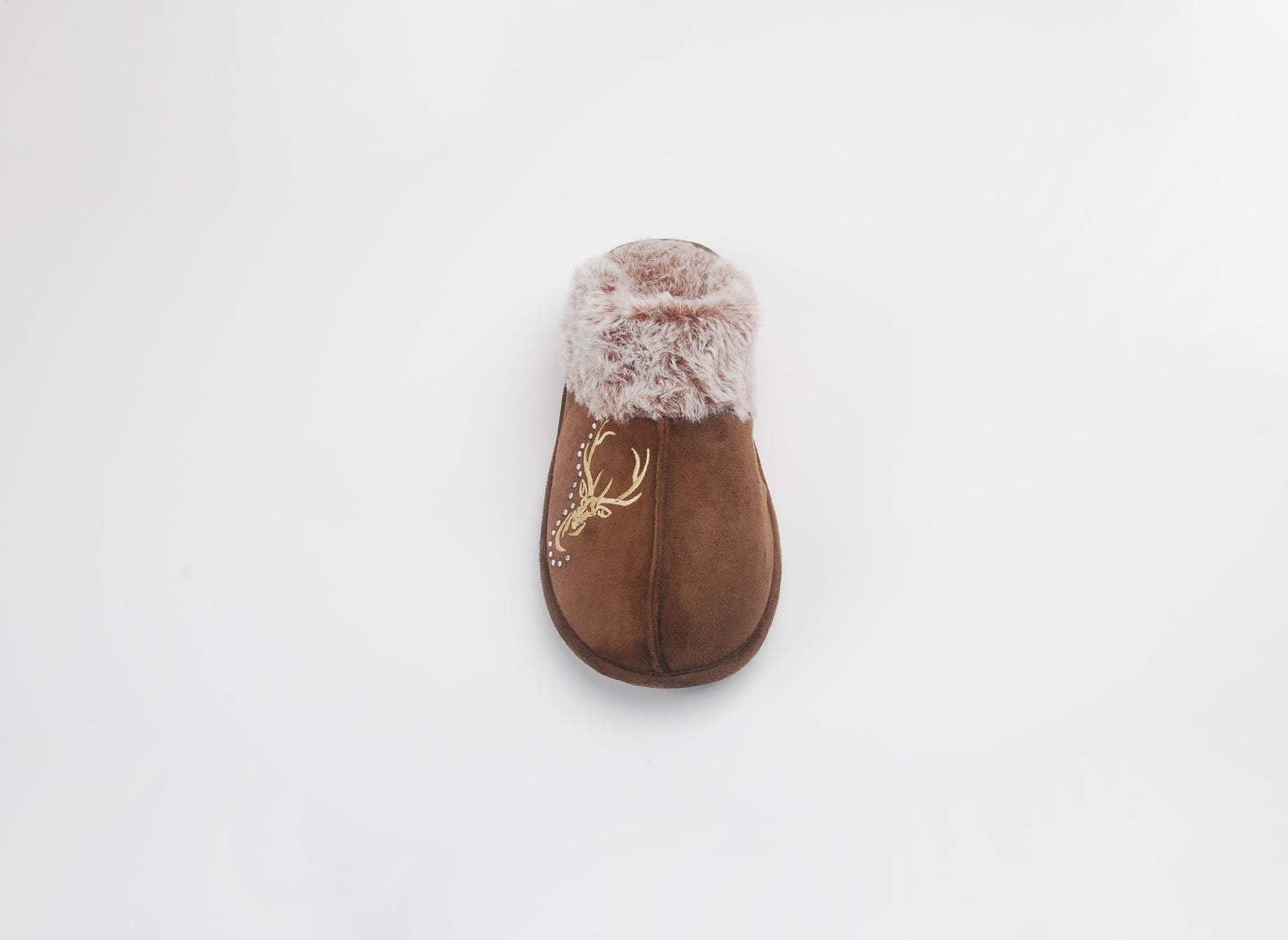 Hausschuhe / Slipper Hirsch - Braun 8er Set