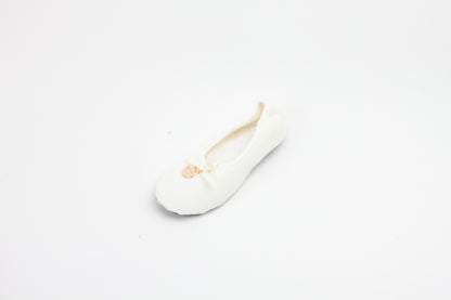 Hausschuhe / Ballerina - Weiß 8er Set