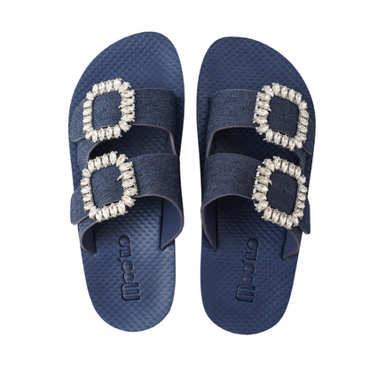 Pantolette / Doppel-Bandage - Jeans Set A