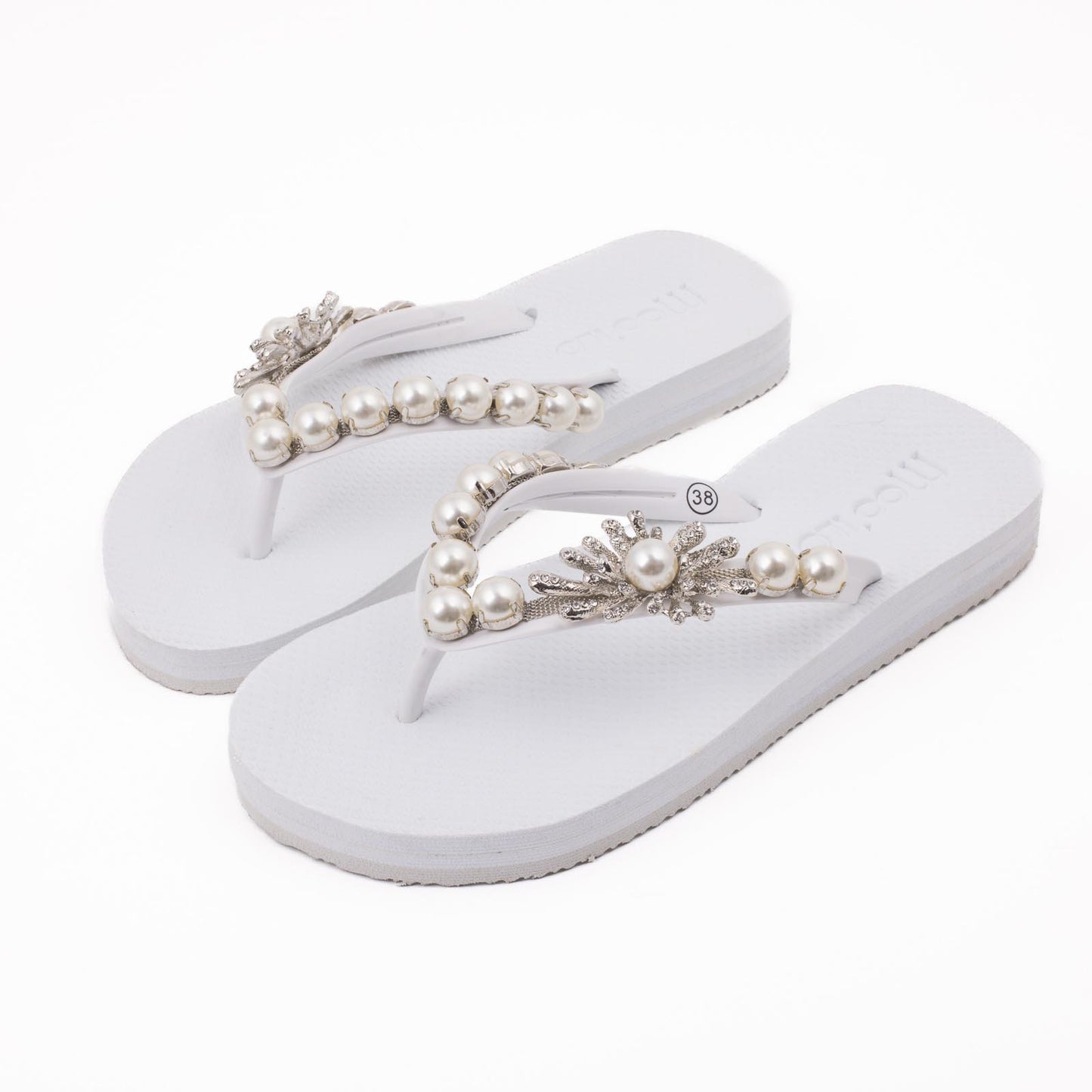 Flip-Flop / Perle - Weiß Set A