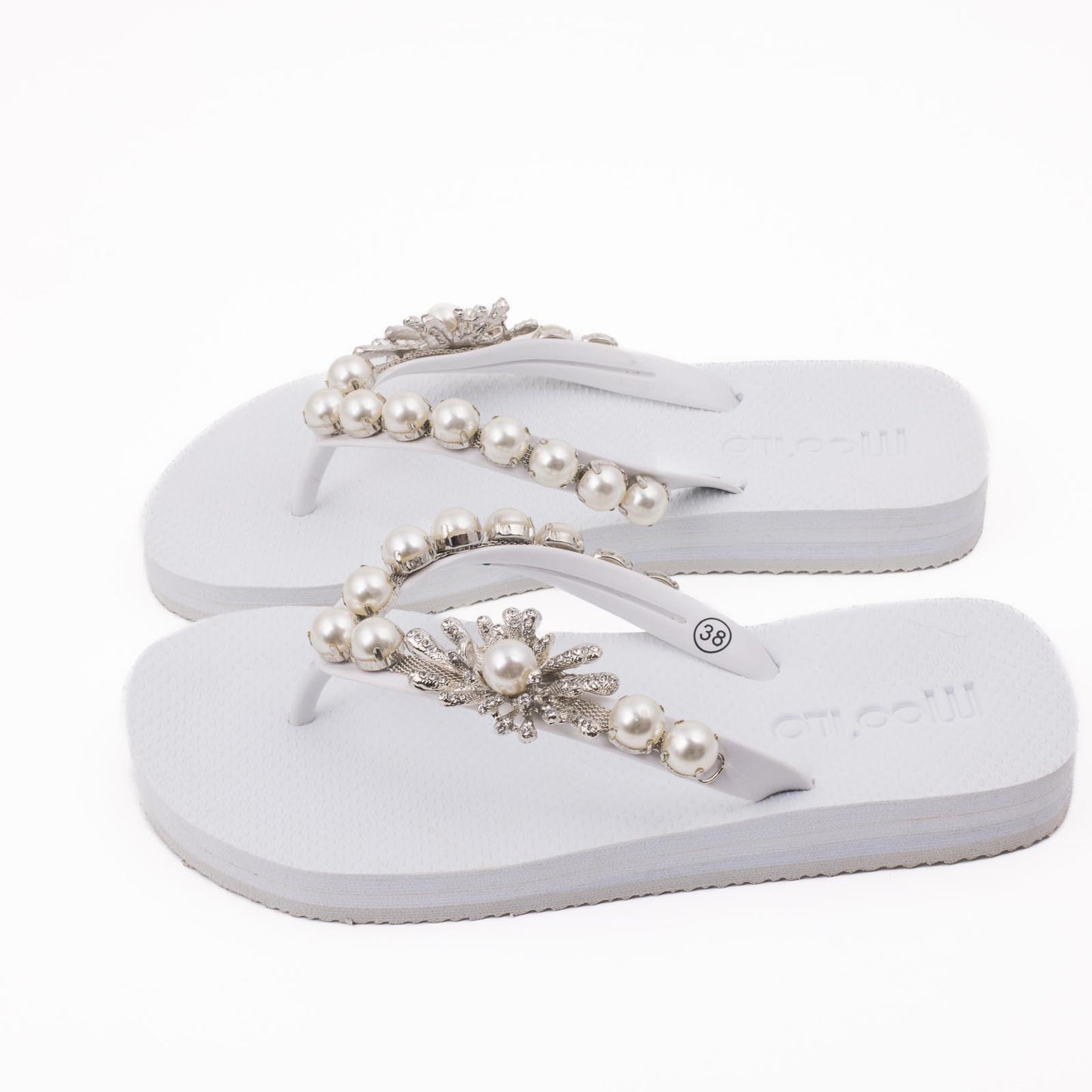 Flip-Flop / Perle - Weiß Set B