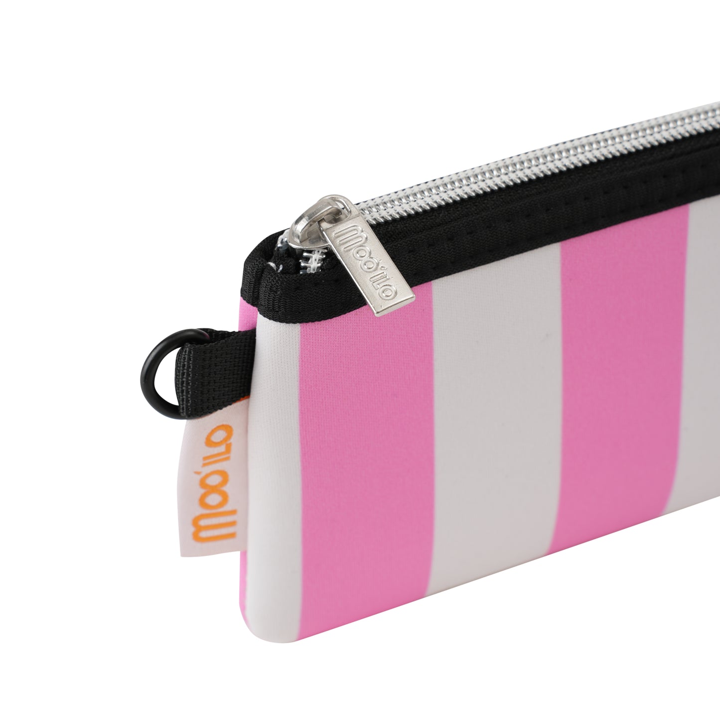 Socken / Streifen - Weiß-Pink - 6er Set