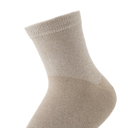 Socken / Wellen - Taupe - 6er Set