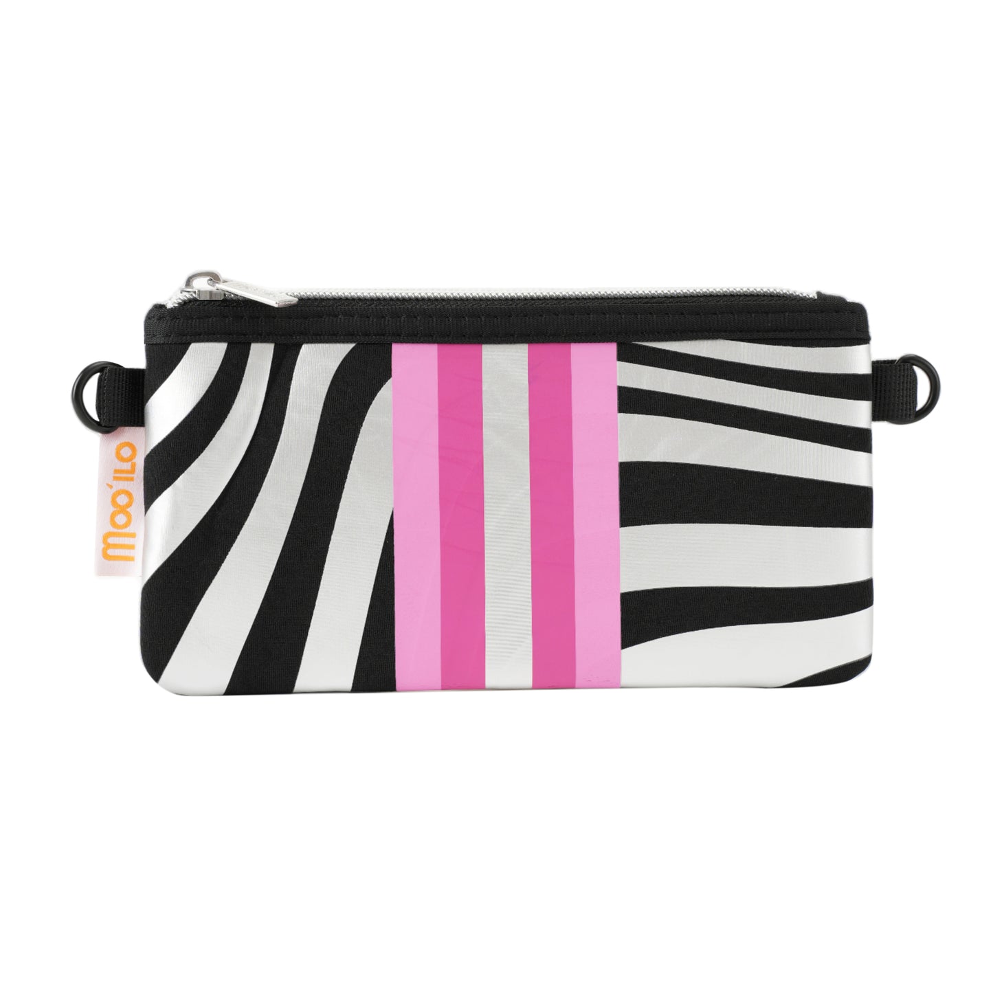 Socken / Wellen - Schwarz-Silber - 6er Set