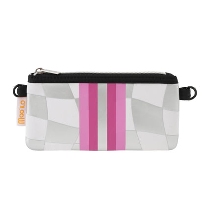 Socken / Karo - Weiß-Silber - 6er Set