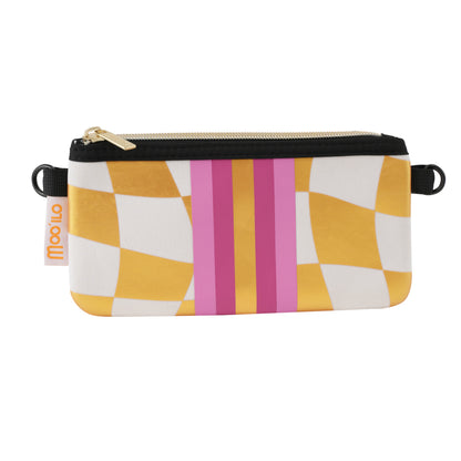 Socken / Karo - Weiß-Gold - 6er Set