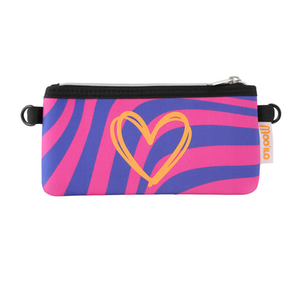 Socken / Wellen Herz - Orange - 6er Set