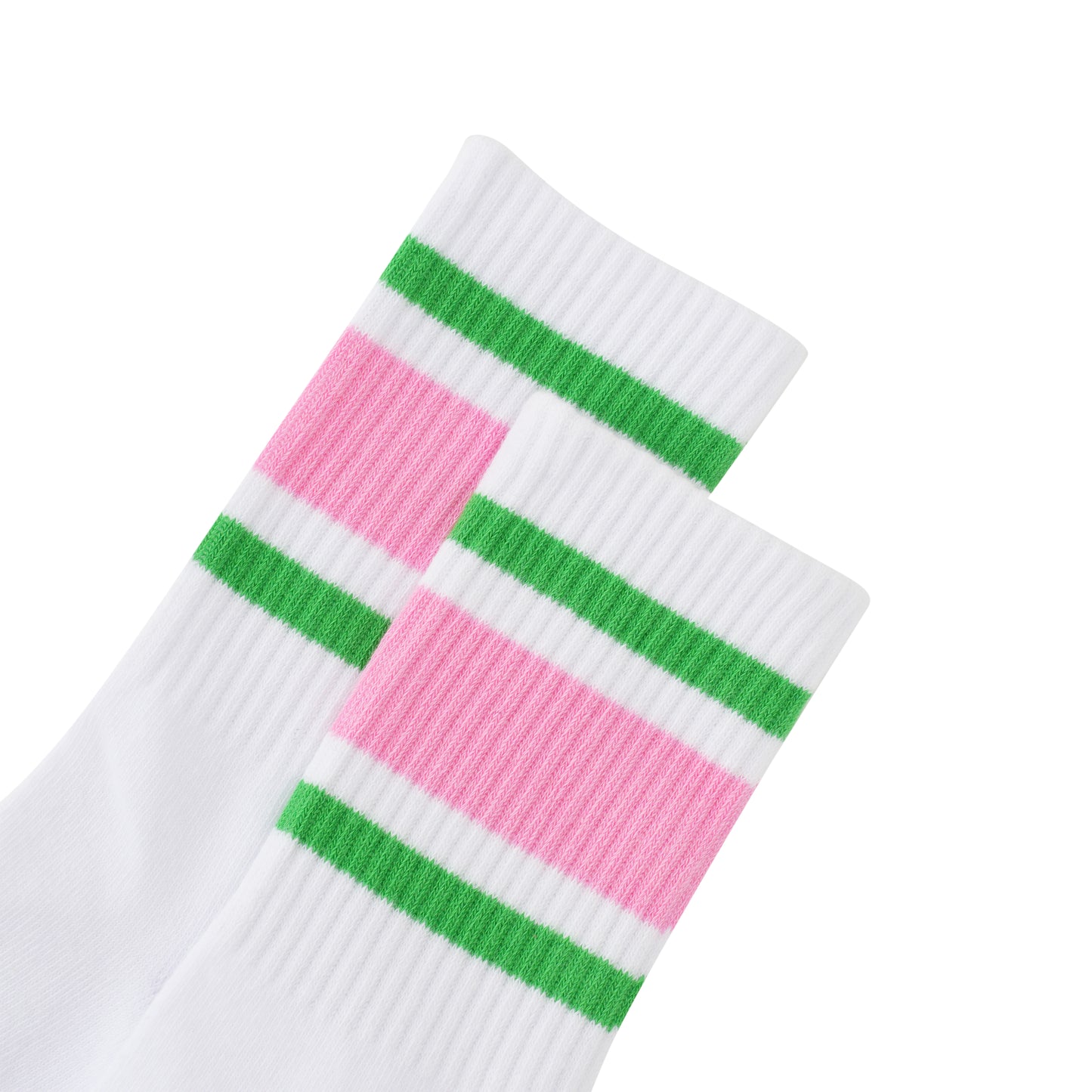Socken / Wellen Herz - Pink - 6er Set