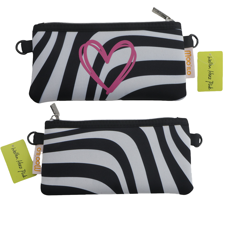 Socken / Wellen Herz - Pink - 6er Set