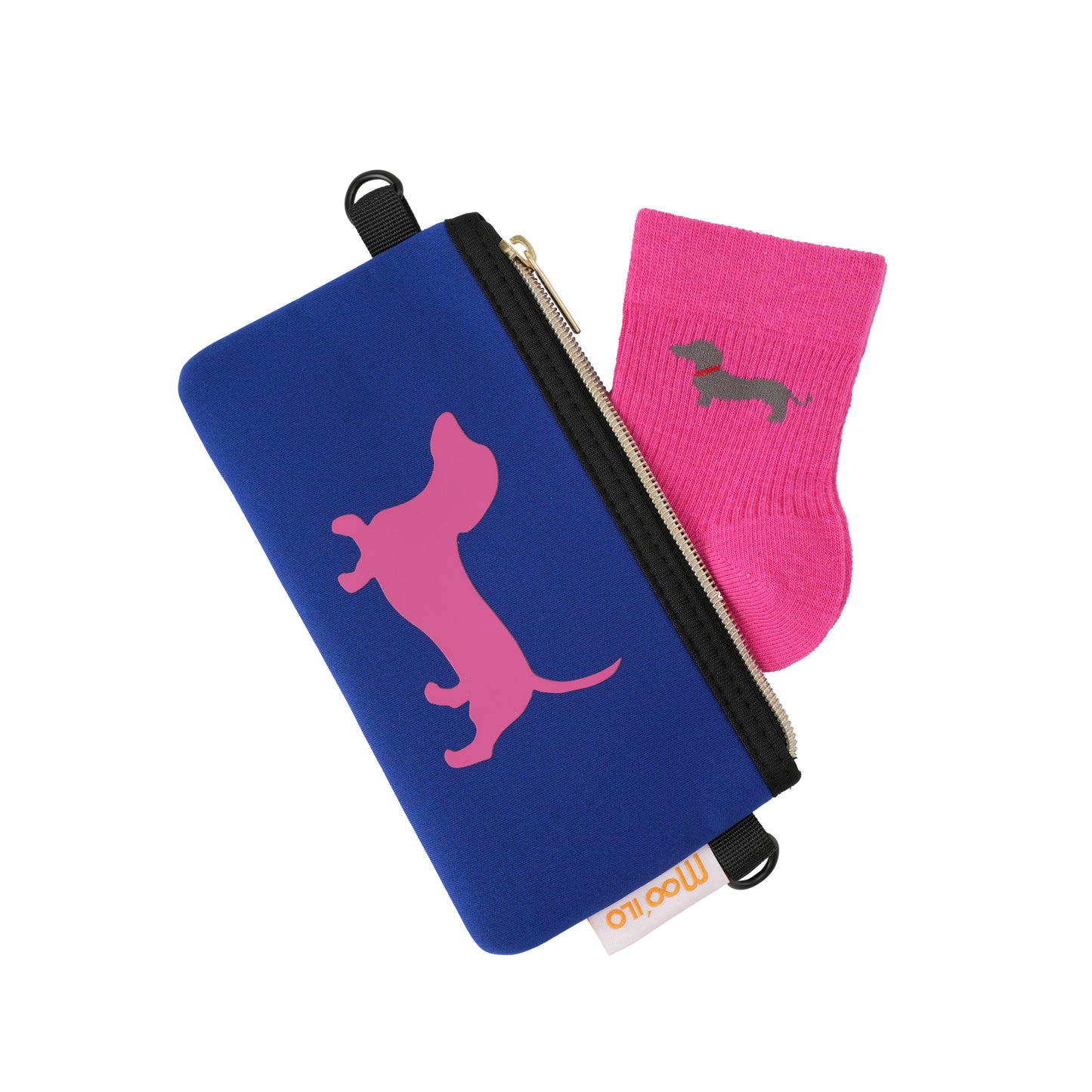 Socken / Dackel - Blau - 6er Set