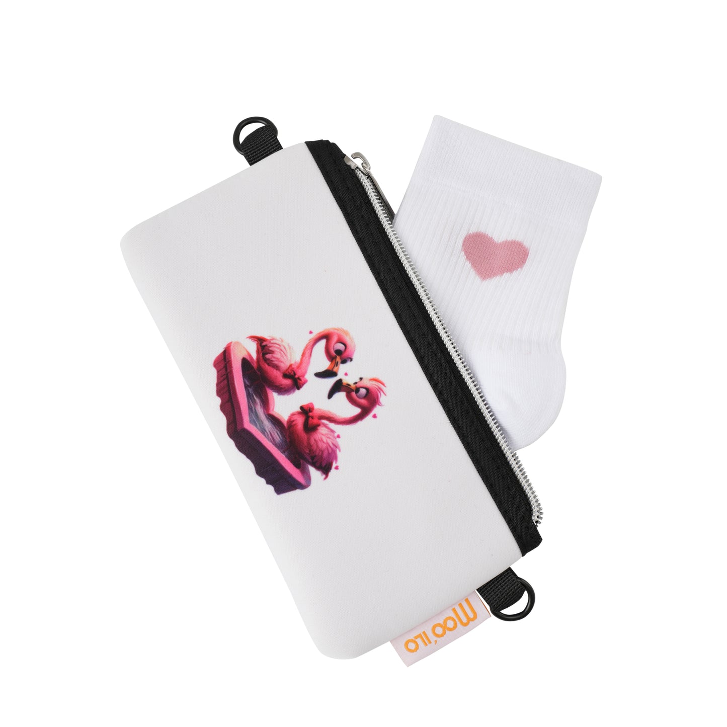 Socken / Flamingo Liebe - 6er Set