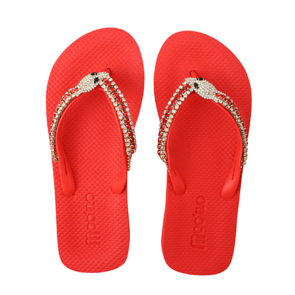 Flip-Flop / Schlange - Rot