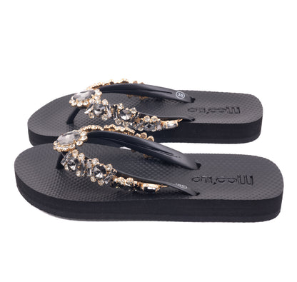 Flip-Flop / Diamant - Schwarz Set B