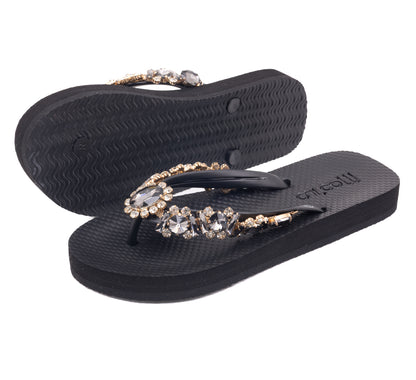 Flip-Flop / Diamant - Schwarz Set A