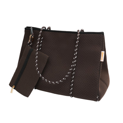 Taschen / Neopren-Shopper Mary - Dunkelbraun