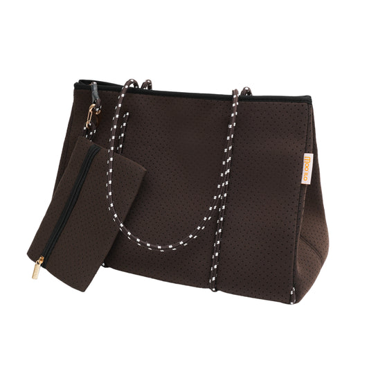 Taschen / Neopren-Shopper Mary - Dunkelbraun