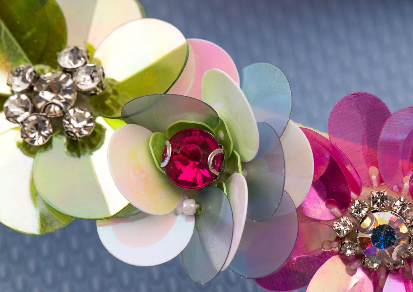 Flip-Flop / Blumen - Hellblau