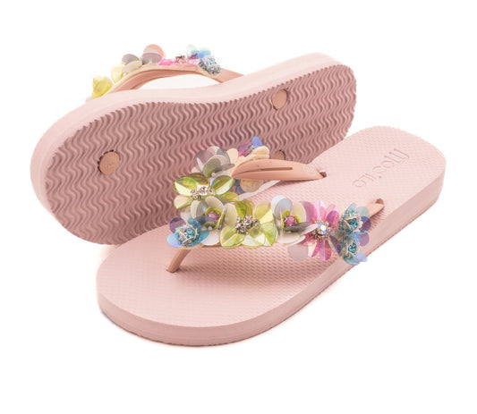 Flip-Flop / Blumen - Rose