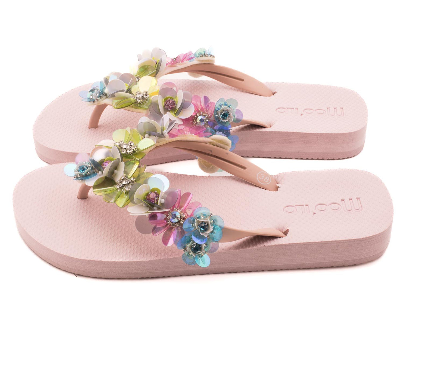 Flip-Flop / Blumen - Rose
