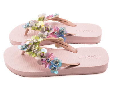 Flip-Flop / Blumen - Rose