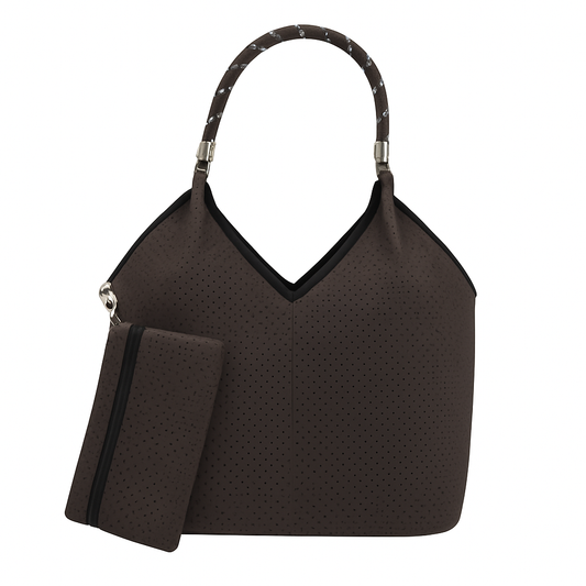 Taschen / Neopren-Tasche Nina - Dunkelbraun