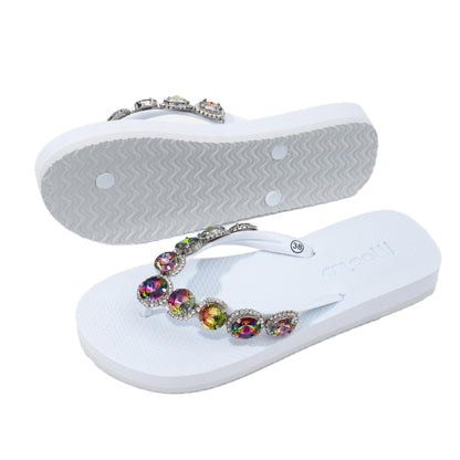 Flip-Flop / Rainbow - Weiß