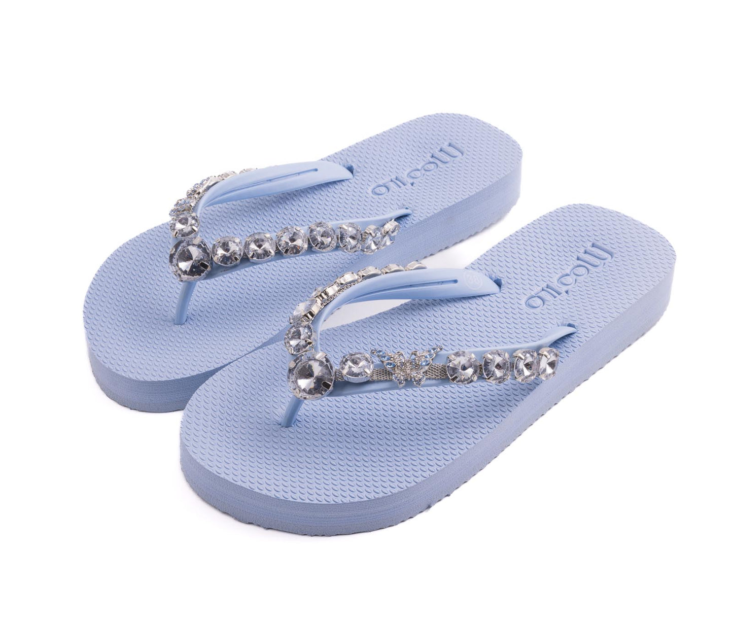 Flip-Flop / Schmetterling - Hellblau