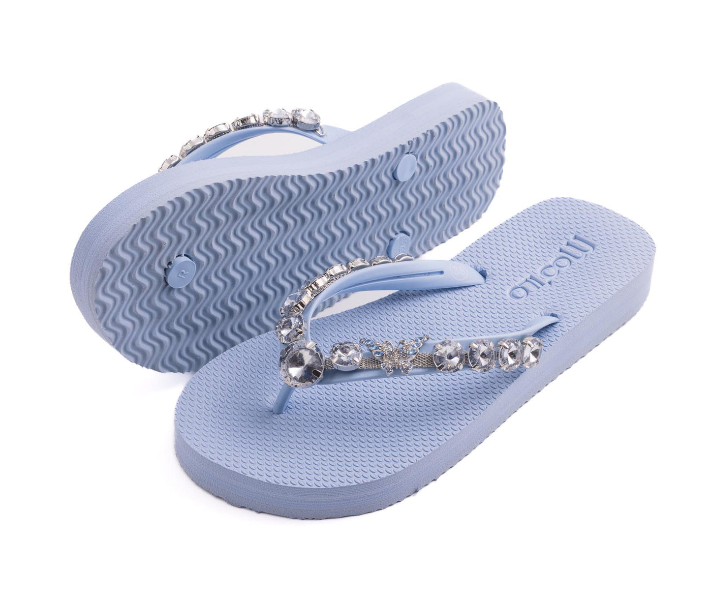 Flip-Flop / Schmetterling - Hellblau