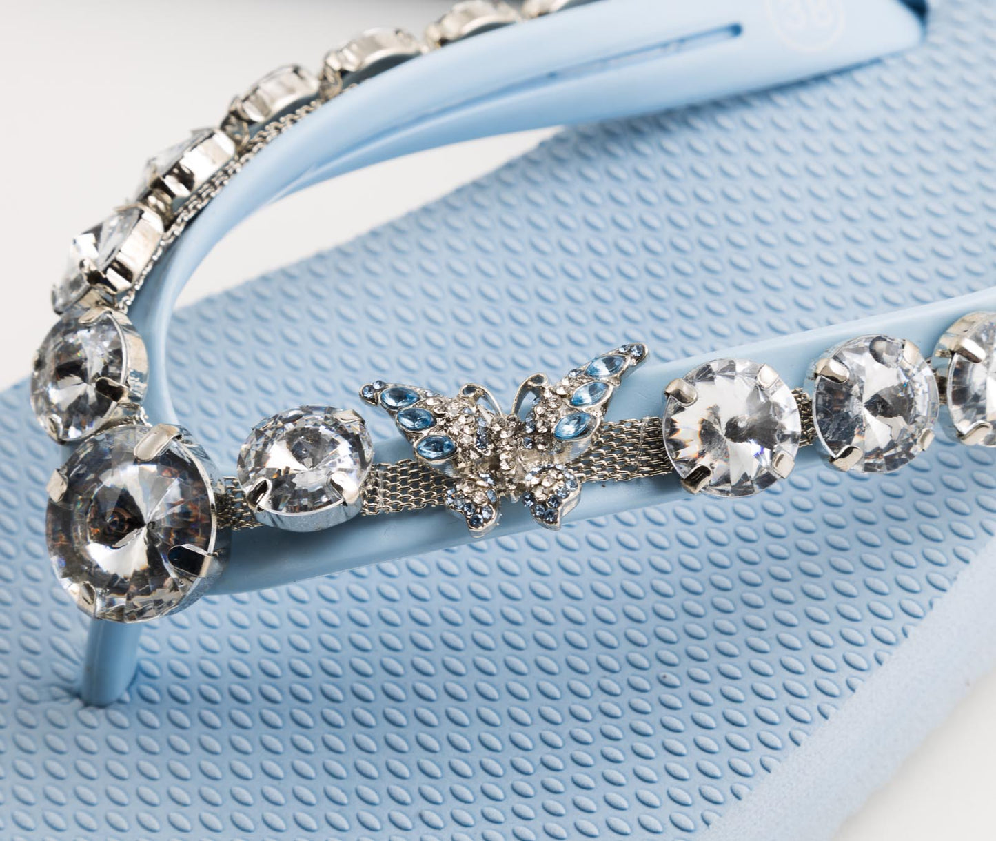 Flip-Flop / Schmetterling - Hellblau