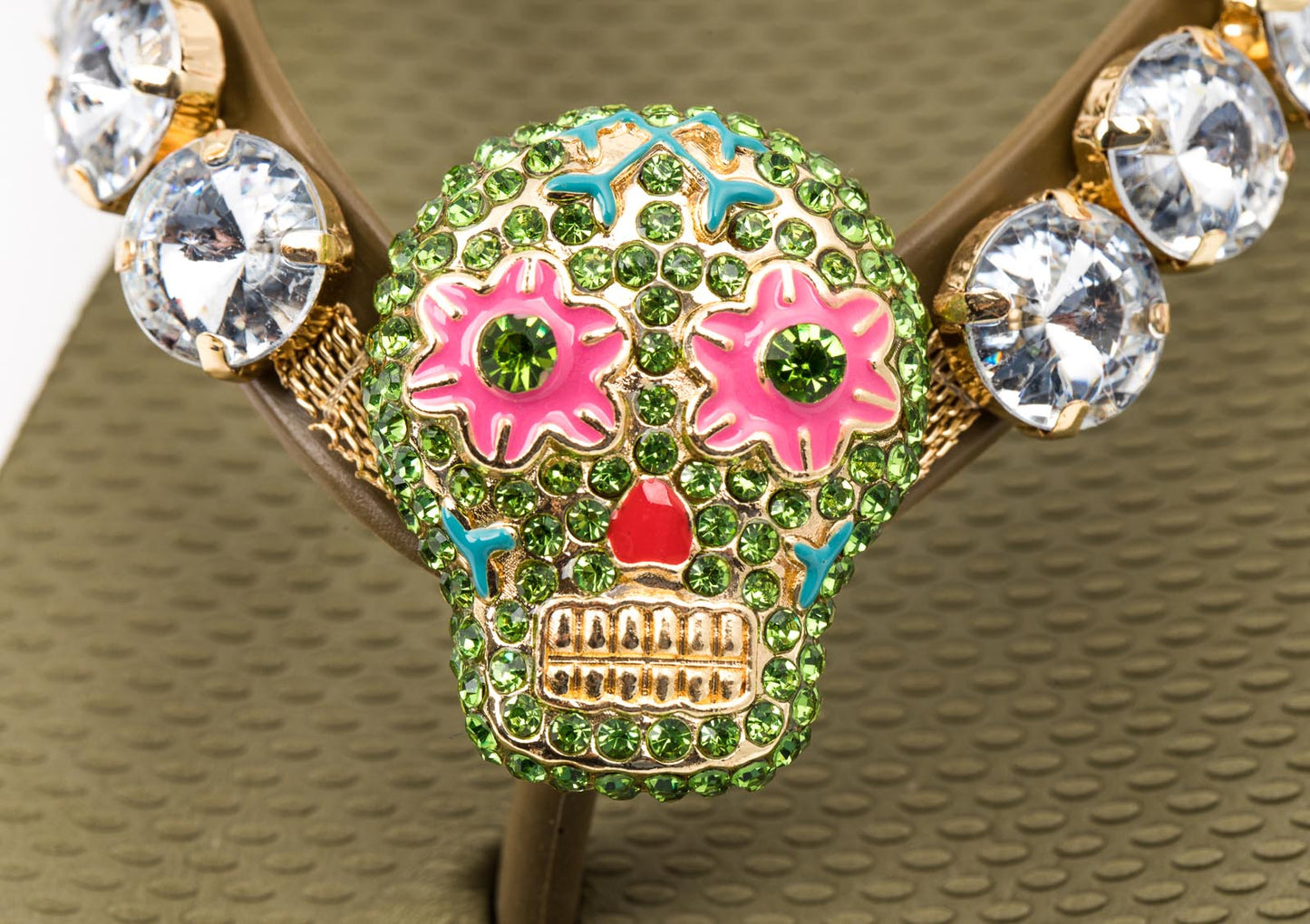 Flip-Flop / Totenkopf - Khaki