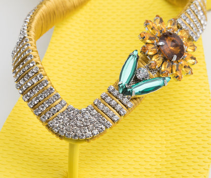 Flip-Flop / Sonnenblume - Gelb