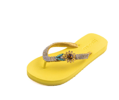 Flip-Flop / Sonnenblume - Gelb
