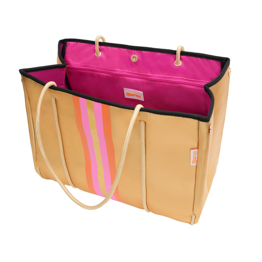 Taschen / Neopren-Shopper Lilly - Metallic Gold