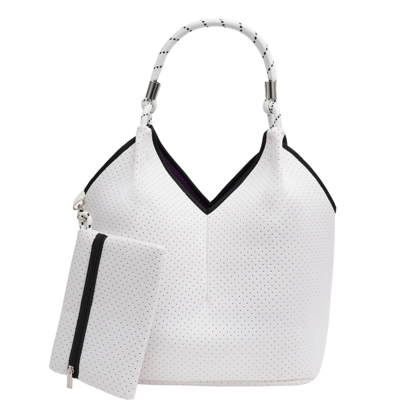 Taschen / Neopren-Tasche Nina - Weiß