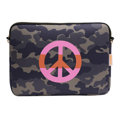 Taschen / Neopren-Laptoptasche Lenny Gr. L - Camouflage Khaki